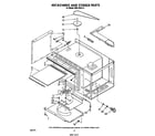 Whirlpool RM278BXV0 microwave and stirrer diagram