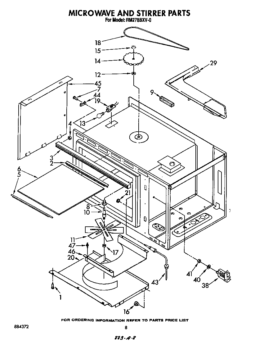 Microwave and stirrer