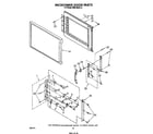 Whirlpool RM278BXV0 microwave door diagram