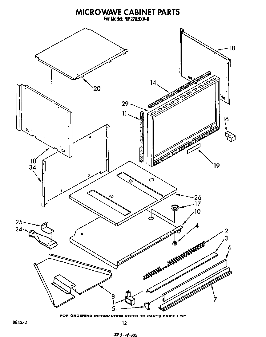 Microwave cabinet