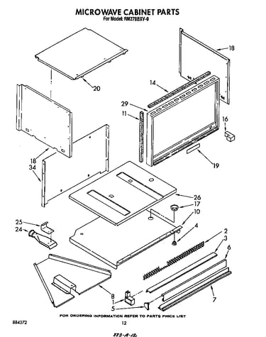 Microwave cabinet
