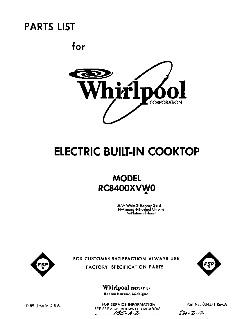 Front cover