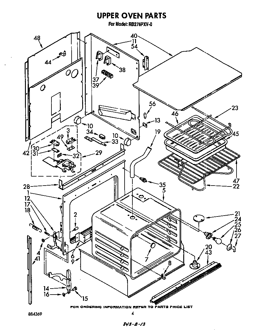 Upper oven
