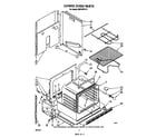 Whirlpool RB276PXV0 lower oven diagram