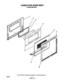Lower oven door