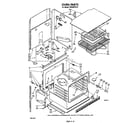Whirlpool RB266PXV0 oven diagram