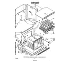 Whirlpool RB220PXV0 oven diagram