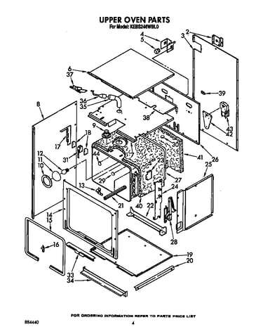 Upper oven
