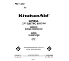KitchenAid KEMS376TBL0 front cover diagram