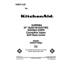 KitchenAid KEBS277WWH0 front cover diagram