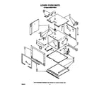 KitchenAid KEBS277WWH0 lower oven diagram