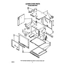 KitchenAid KEBS277WWH0 lower oven diagram