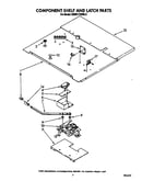 Component shelf and latch
