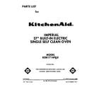 KitchenAid KEBI171WBL0 front cover diagram