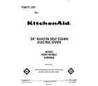 KitchenAid KEBS146SBL2 front cover diagram