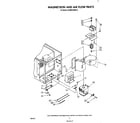KitchenAid KCMS135SAL0 magnetron and air flow diagram