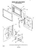 Door and latch