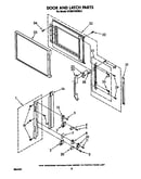 Door and latch