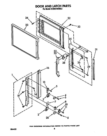 Door and latch