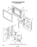 Door and latch