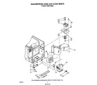 KitchenAid KCMS132SBL5 magnetron and air flow diagram