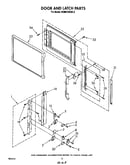 Door and latch