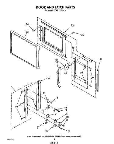 Door and latch
