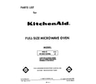 KitchenAid KCMS132SBL4 front cover diagram