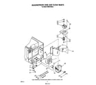 KitchenAid KCMS132SBL4 magnetron and air flow diagram