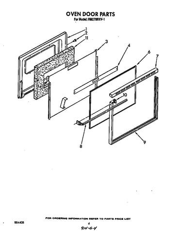 Oven door