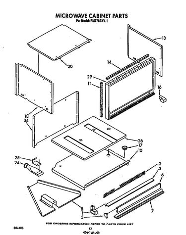 Microwave cabinet