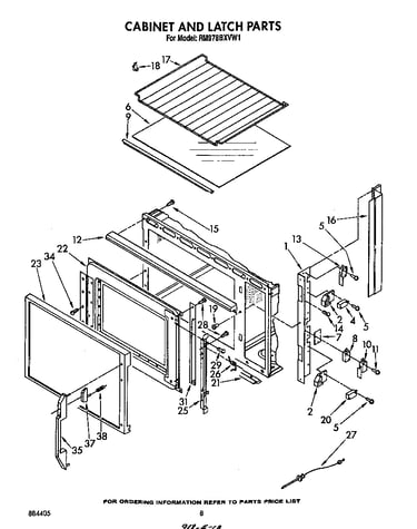 Cabinet and latch