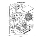 Whirlpool RB276PXV1 upper oven diagram