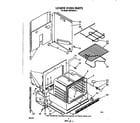 Whirlpool RB276PXV1 lower oven diagram