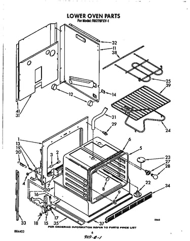 Lower oven