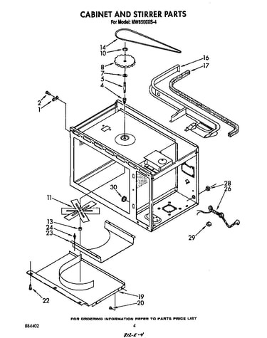 Cabinet and stirrer