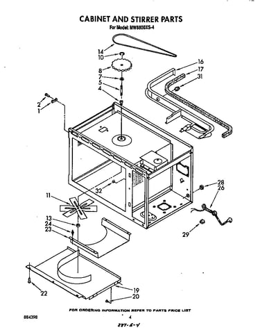 Cabinet and stirrer