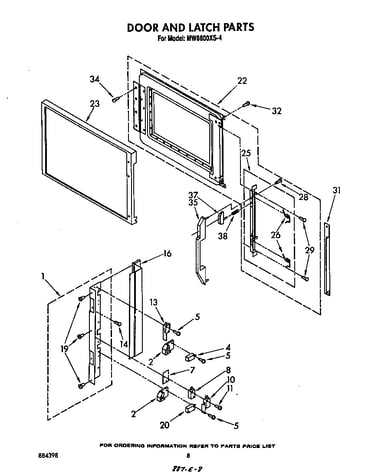Door and latch