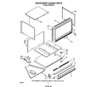 Whirlpool RM278BXV2 microwave cabinet diagram