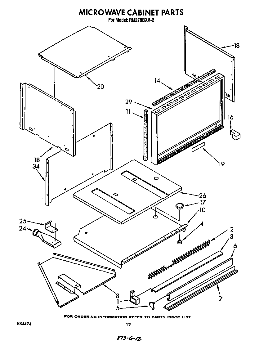 Microwave cabinet