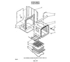 Whirlpool RB1000XVW2 oven parts diagram