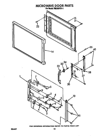 Microwave door