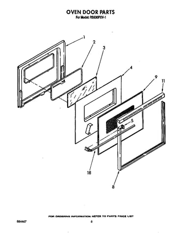 Oven door