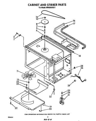 Cabinet and stirrer