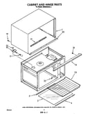 Cabinet and hinge