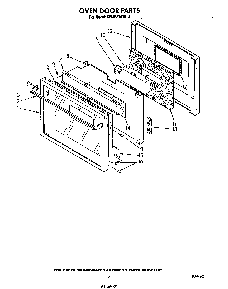 Oven door