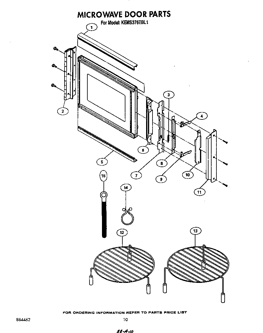 Microwave door