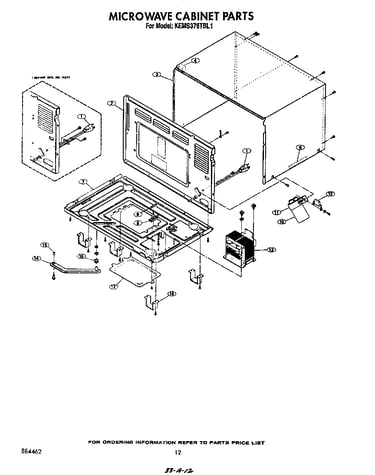 Microwave cabinet
