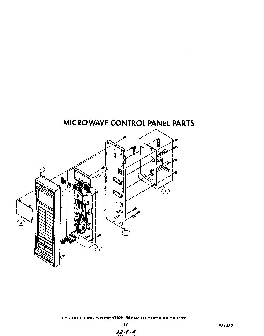 Microwave control panel