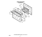 KitchenAid KEMI371TBL0 oven door diagram
